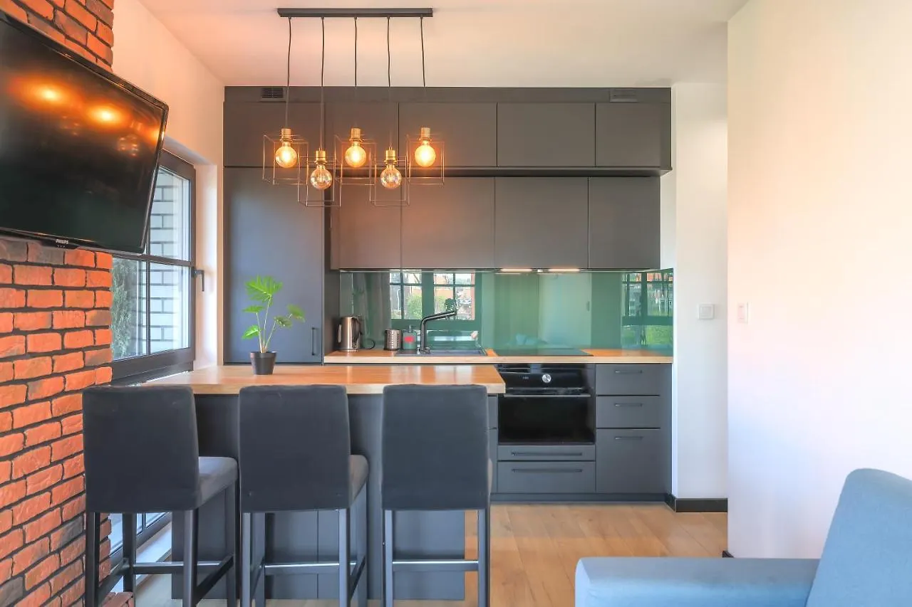 Apartament Gdansk Srodmiescie Z Widokiem Na Motlawe Apartment